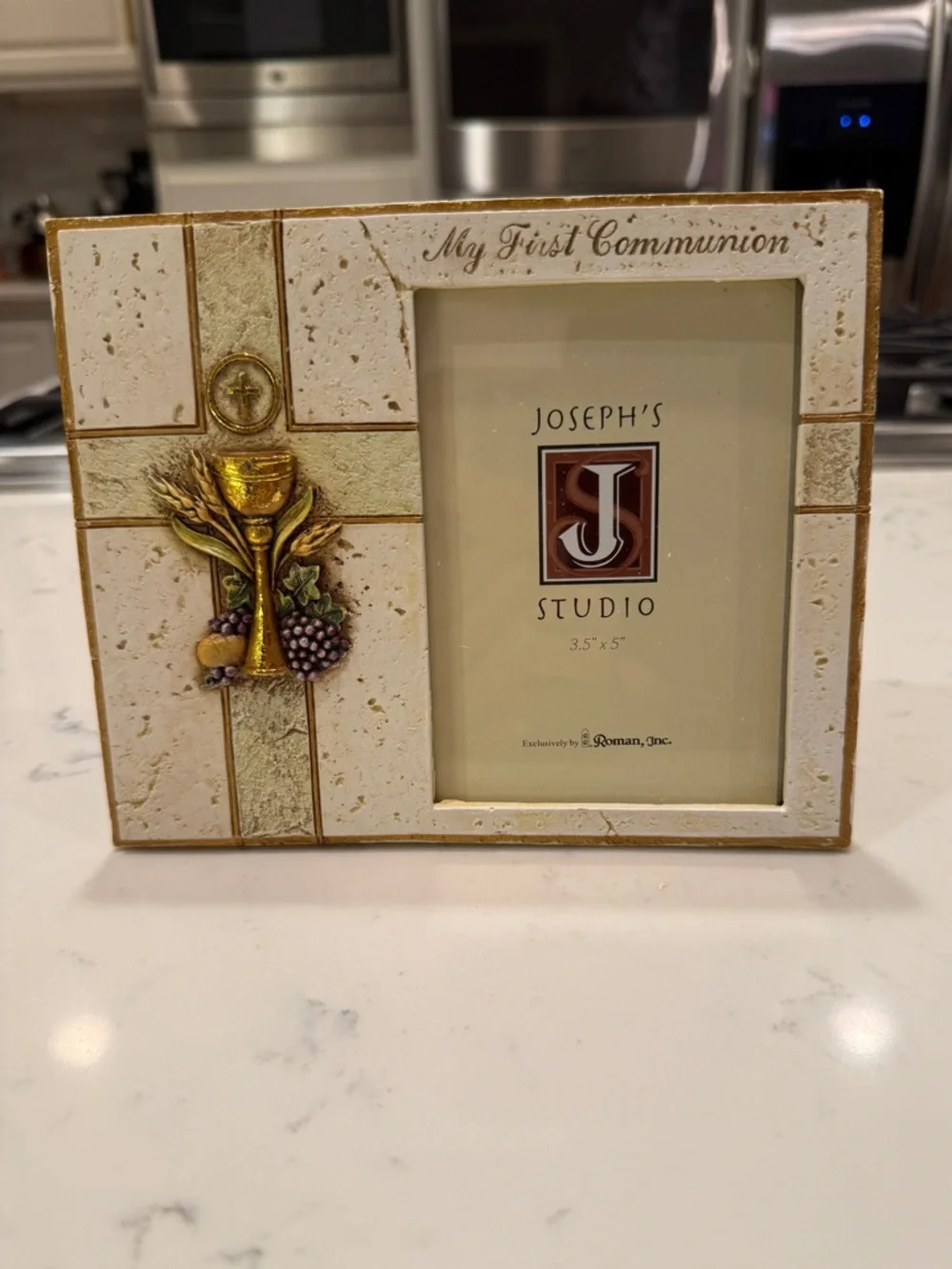 Roman Inc. Joseph Studio Distressed Communion Picture Frame 2007 New Old Stock